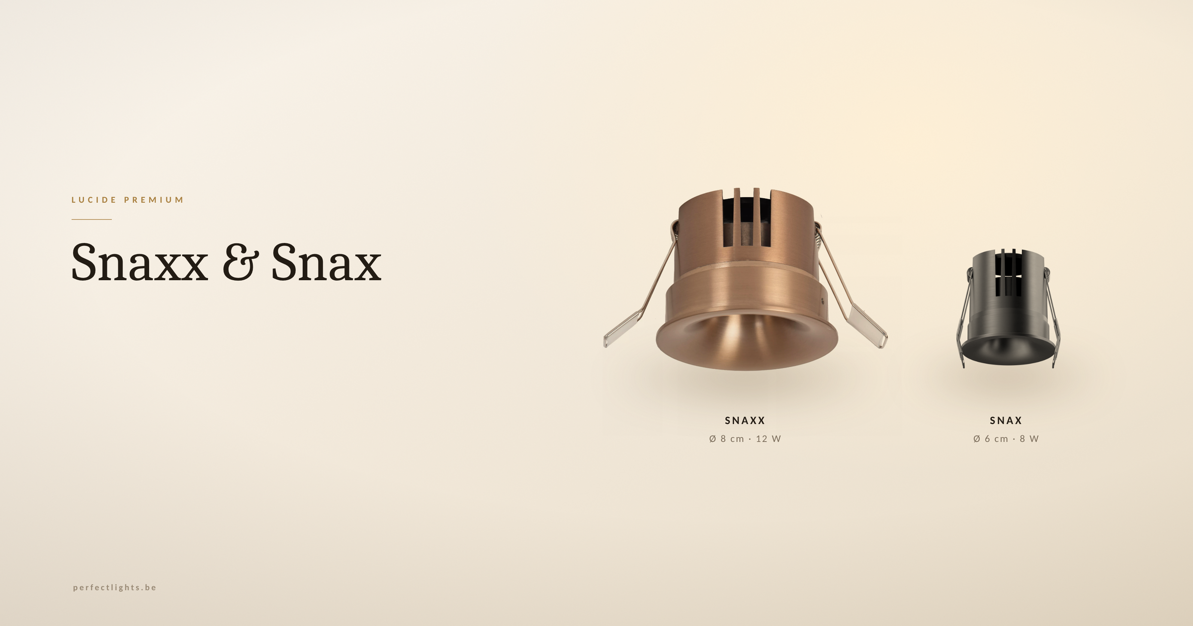Snaxx en Snax: de inbouwspot die past in elk plafond