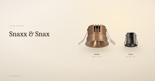 Snaxx en Snax: de inbouwspot die past in elk plafond
