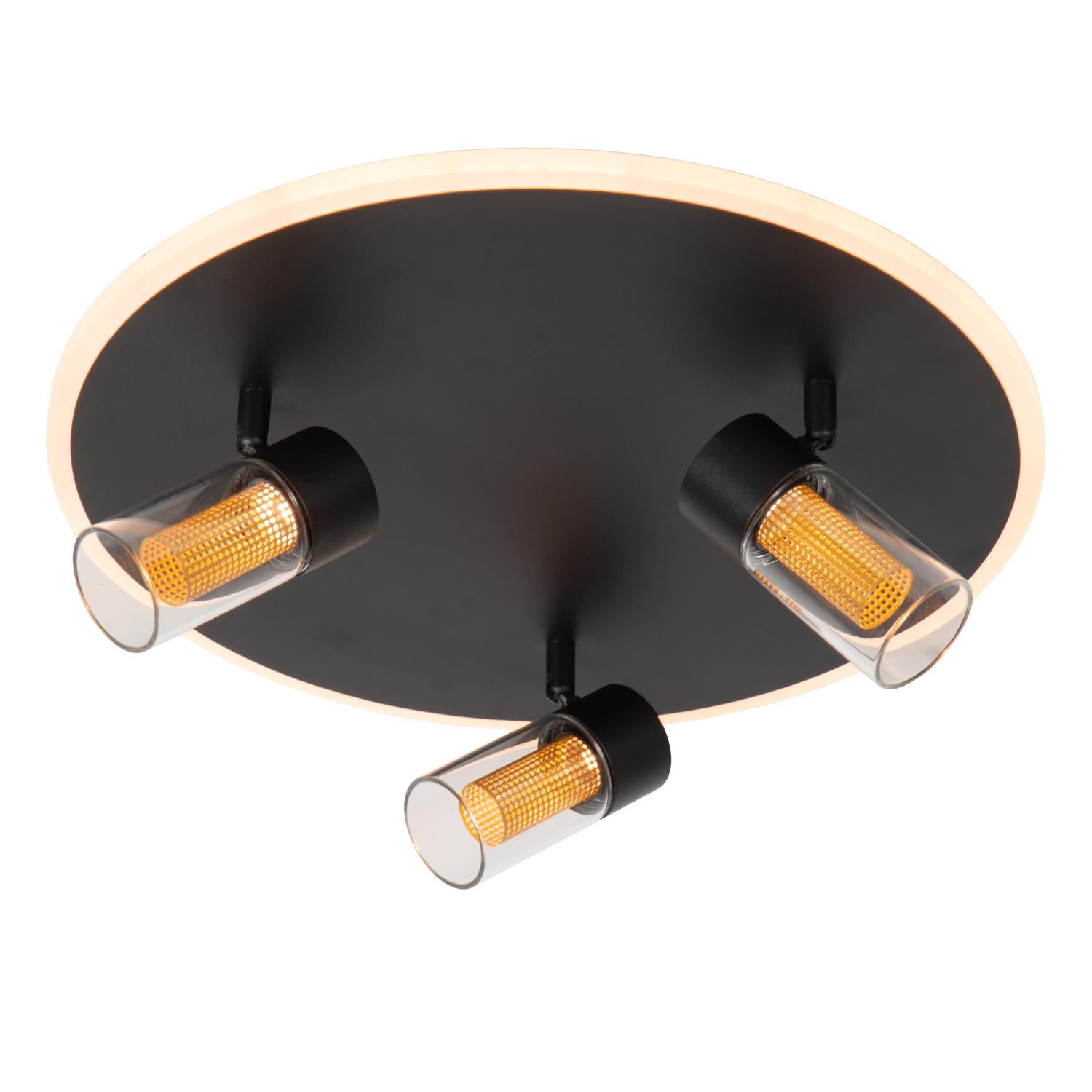 EVERINA - Plafonnier - Ø 40 cm - LED Var. - CCT - 2200K/6500K - Noir | Essential