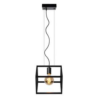 FABIAN - Hanglamp - 1xE27 - Zwart