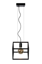 FABIAN - Hanglamp - 1xE27 - Zwart