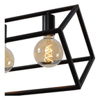 FABIAN - Hanglamp - 6xE27 - Zwart