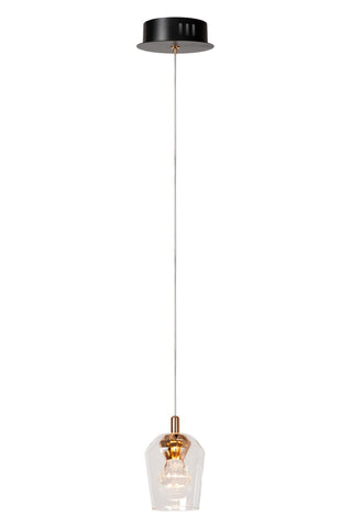 BERLIANE - Suspension - Ø 12 cm - LED Var. - 1x4W 2700K - Avec module LED remplaçable - Transparent | Essential