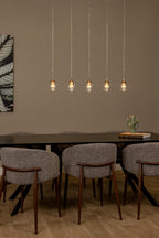 BERLIANE - Pendant light - LED Dimmable - 5x4W 2700K - With replaceable LED module - Transparent | Essential