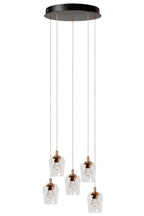 BERLIANE - Pendant light - Ø 34 cm - LED Dimmable - 5x4W 2700K - With replaceable LED module - Transparent | Essential
