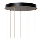 BERLIANE - Hanglamp - Ø 39 cm - LED Dimb. - 7x4W 2700K - Met vervangbare LED-module - Transparant | Essential