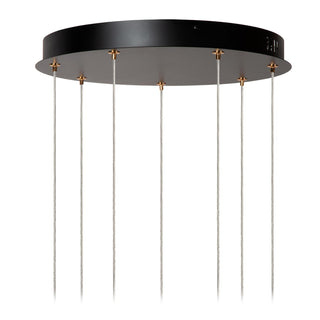BERLIANE - Hanglamp - Ø 39 cm - LED Dimb. - 7x4W 2700K - Met vervangbare LED-module - Transparant | Essential