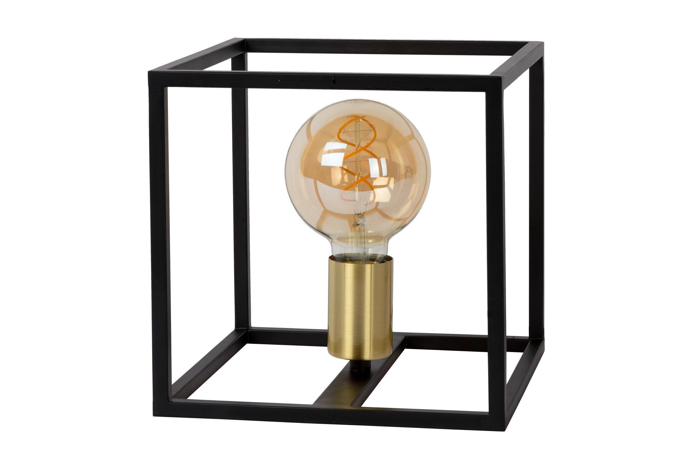 RUBEN - Lampe de table - 1xE27 - Noir