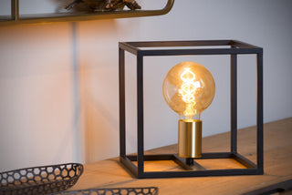 RUBEN - Lampe de table - 1xE27 - Noir