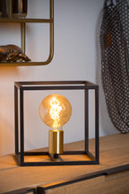 RUBEN - Lampe de table - 1xE27 - Noir