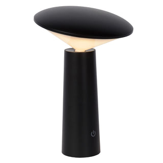JIVE - Oplaadbare Tafellamp Binnen/Buiten - Accu/Batterij - Ø 13,7 cm - LED Dimb. - CCT - 1x3W 2800K/6500K - IP44 - Zwart