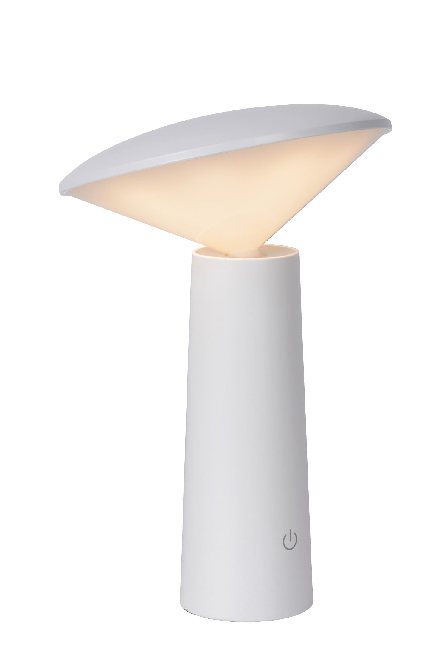 JIVE - Rechargeable table lamp Indoor/Outdoor - Battery - Ø 13.7 cm - LED Dimmable - CCT - 1x3W 2800K/6500K - IP44 - White