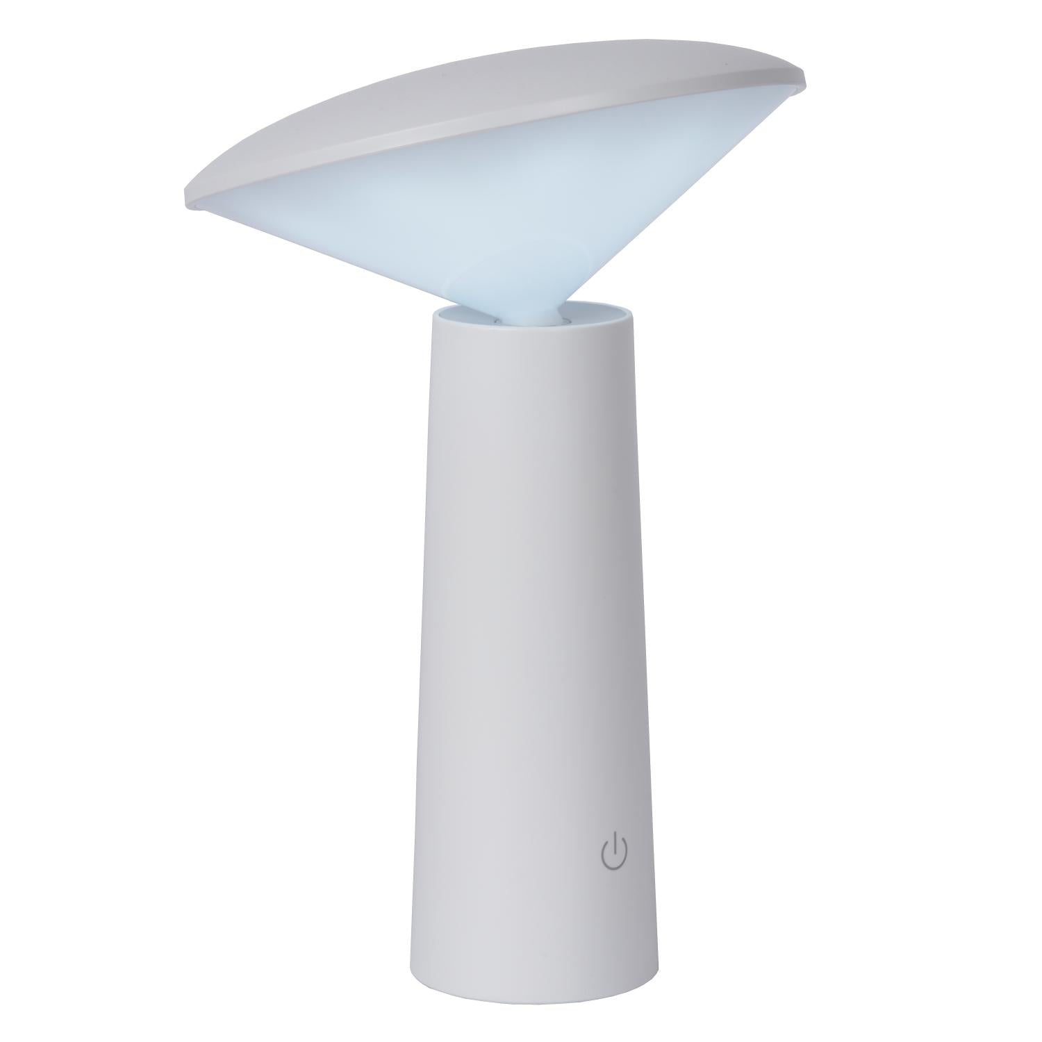 JIVE - Rechargeable table lamp Indoor/Outdoor - Battery - Ø 13.7 cm - LED Dimmable - CCT - 1x3W 2800K/6500K - IP44 - White
