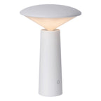 JIVE - Rechargeable table lamp Indoor/Outdoor - Battery - Ø 13.7 cm - LED Dimmable - CCT - 1x3W 2800K/6500K - IP44 - White