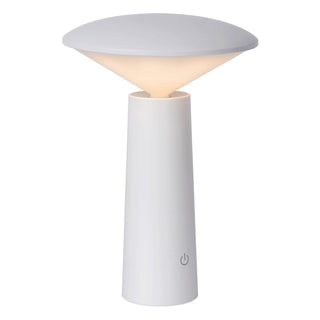 JIVE - Rechargeable table lamp Indoor/Outdoor - Battery - Ø 13.7 cm - LED Dimmable - CCT - 1x3W 2800K/6500K - IP44 - White