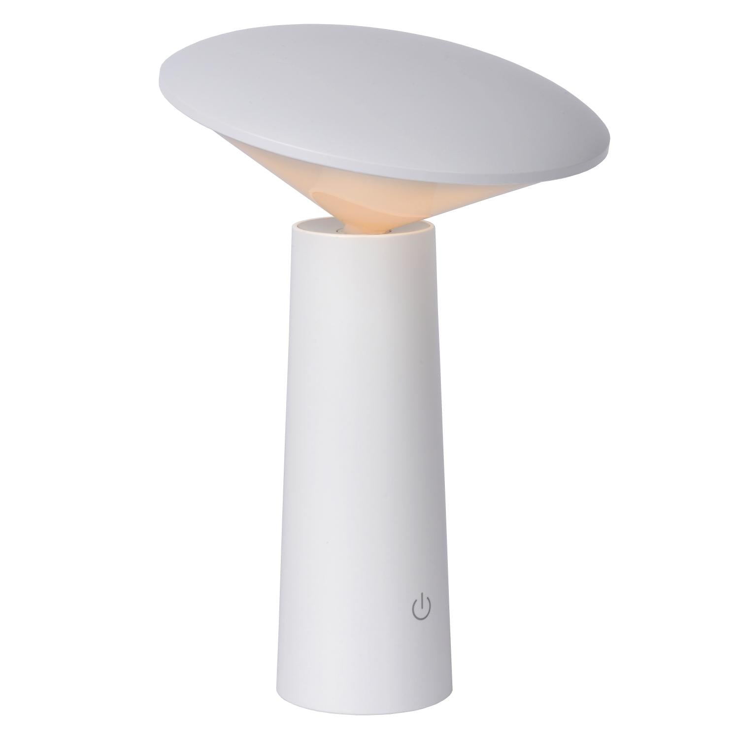 JIVE - Rechargeable table lamp Indoor/Outdoor - Battery - Ø 13.7 cm - LED Dimmable - CCT - 1x3W 2800K/6500K - IP44 - White