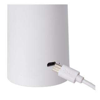 JIVE - Rechargeable table lamp Indoor/Outdoor - Battery - Ø 13.7 cm - LED Dimmable - CCT - 1x3W 2800K/6500K - IP44 - White