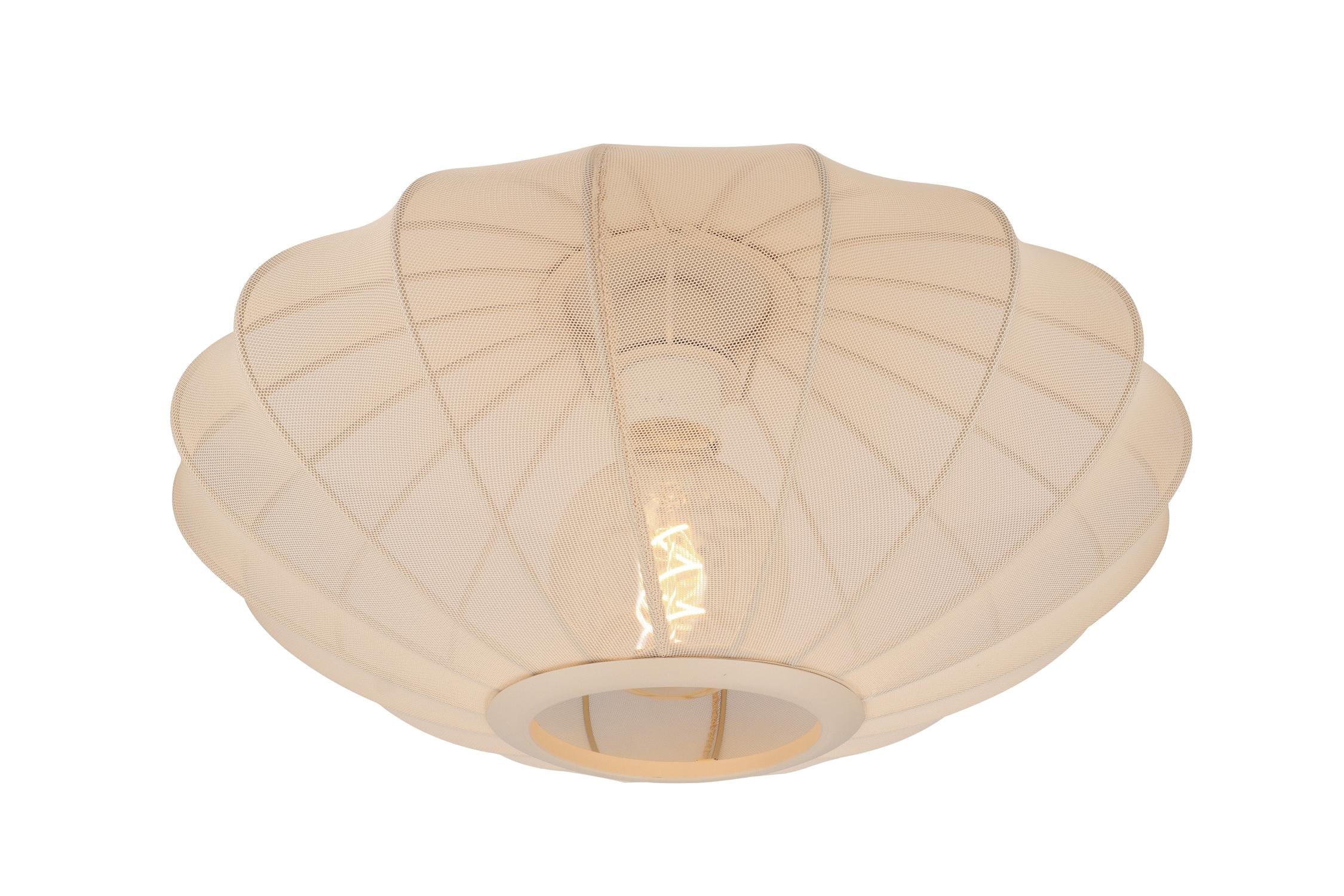 CORINA - Plafonnier - Ø 40 cm - 1xE27 - Beige