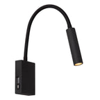 ALEC - Wandspot / Wandlamp - LED 3 StepDim - G9 - 1x3W 2700K - Inclusief omwisselbare ringen - Zwart