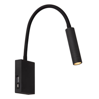 ALEC - Wandspot / Wandlamp - LED 3 StepDim - G9 - 1x3W 2700K - Inclusief omwisselbare ringen - Zwart