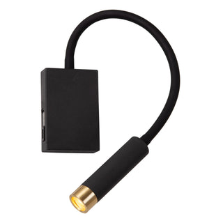 ALEC - Wandspot / Wandlamp - LED 3 StepDim - G9 - 1x3W 2700K - Inclusief omwisselbare ringen - Zwart