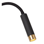 ALEC - Wandspot / Wandlamp - LED 3 StepDim - G9 - 1x3W 2700K - Inclusief omwisselbare ringen - Zwart