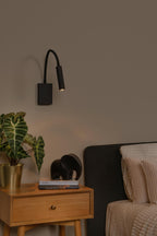 ALEC - Wandspot / Wandlamp - LED 3 StepDim - G9 - 1x3W 2700K - Inclusief omwisselbare ringen - Zwart