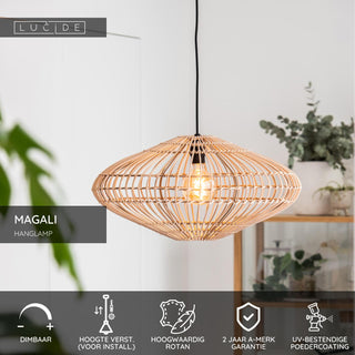 MAGALI - Hanglamp - Ø 56 cm - 1xE27 - Naturel