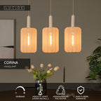 CORINA - Suspension - 3xE27 - Beige