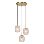 ALICENT - Hanglamp - Ø 35 cm - 3xE27 - Mat Goud / Messing