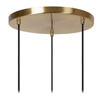 ALICENT - Hanglamp - Ø 35 cm - 3xE27 - Mat Goud / Messing