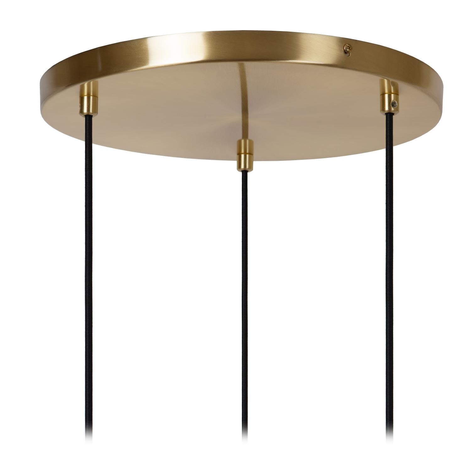 ALICENT - Hanglamp - Ø 35 cm - 3xE27 - Mat Goud / Messing