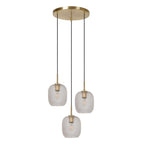 ALICENT - Hanglamp - Ø 35 cm - 3xE27 - Mat Goud / Messing