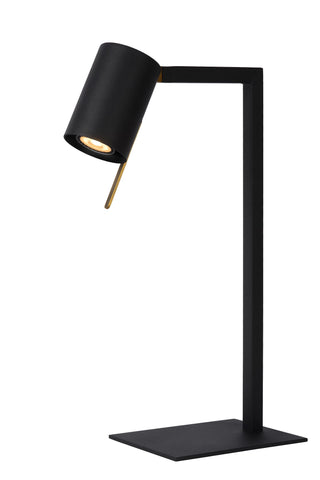 LESLEY - Bureaulamp - 1xGU10 - Zwart