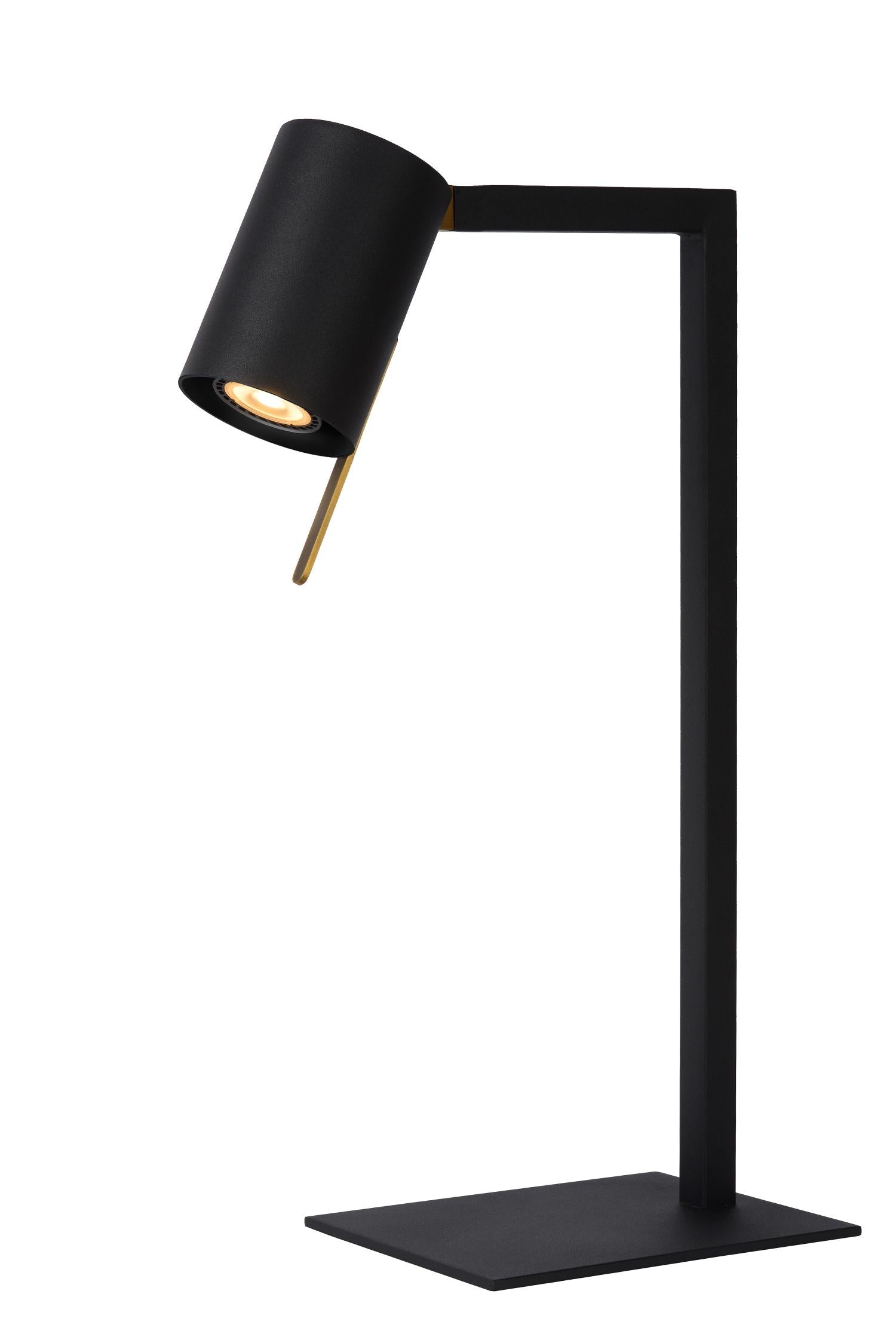 LESLEY - Bureaulamp - 1xGU10 - Zwart