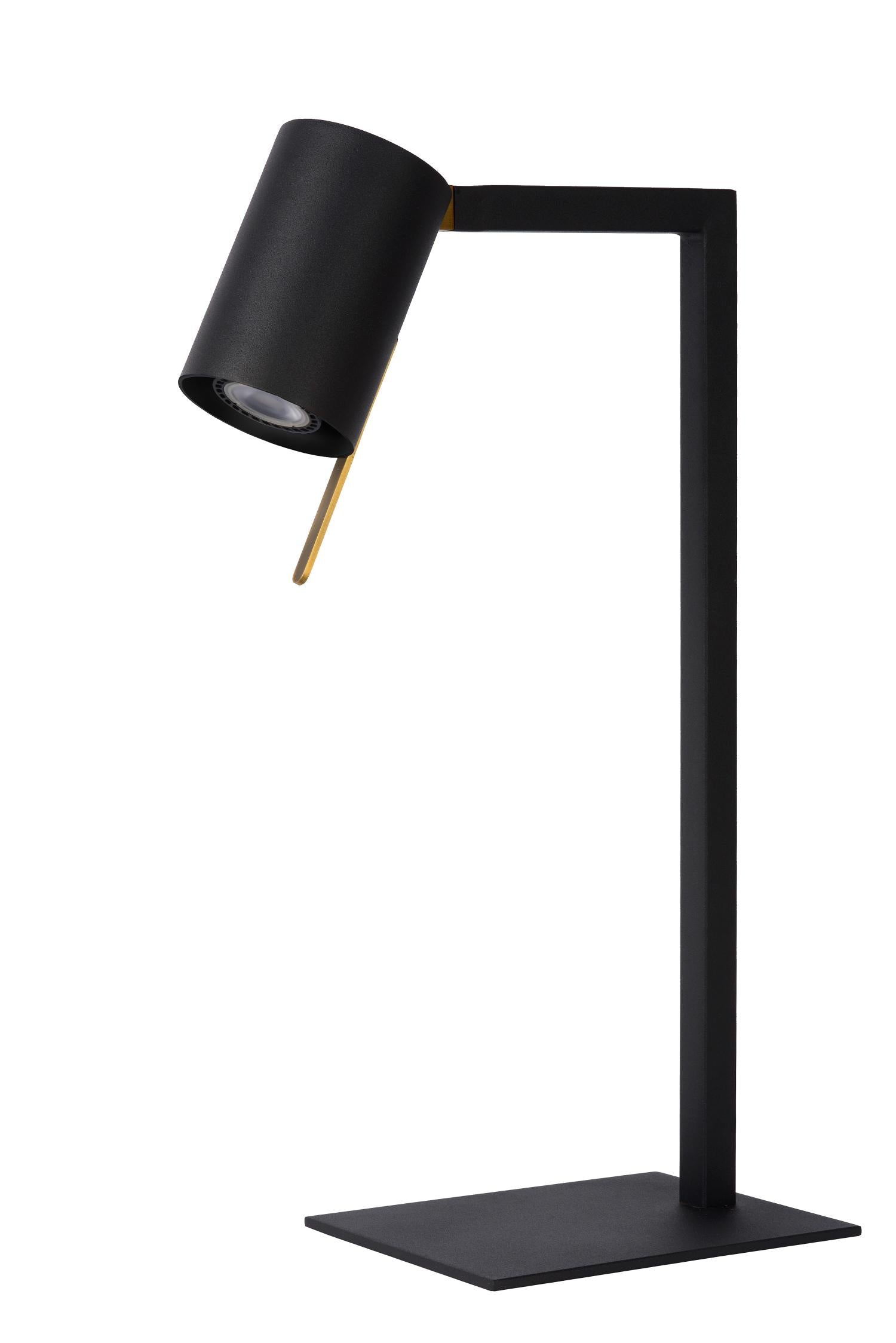 LESLEY - Bureaulamp - 1xGU10 - Zwart