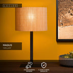 MAGIUS - Lampe de table - Ø 28 cm - 1xE27 - Naturel