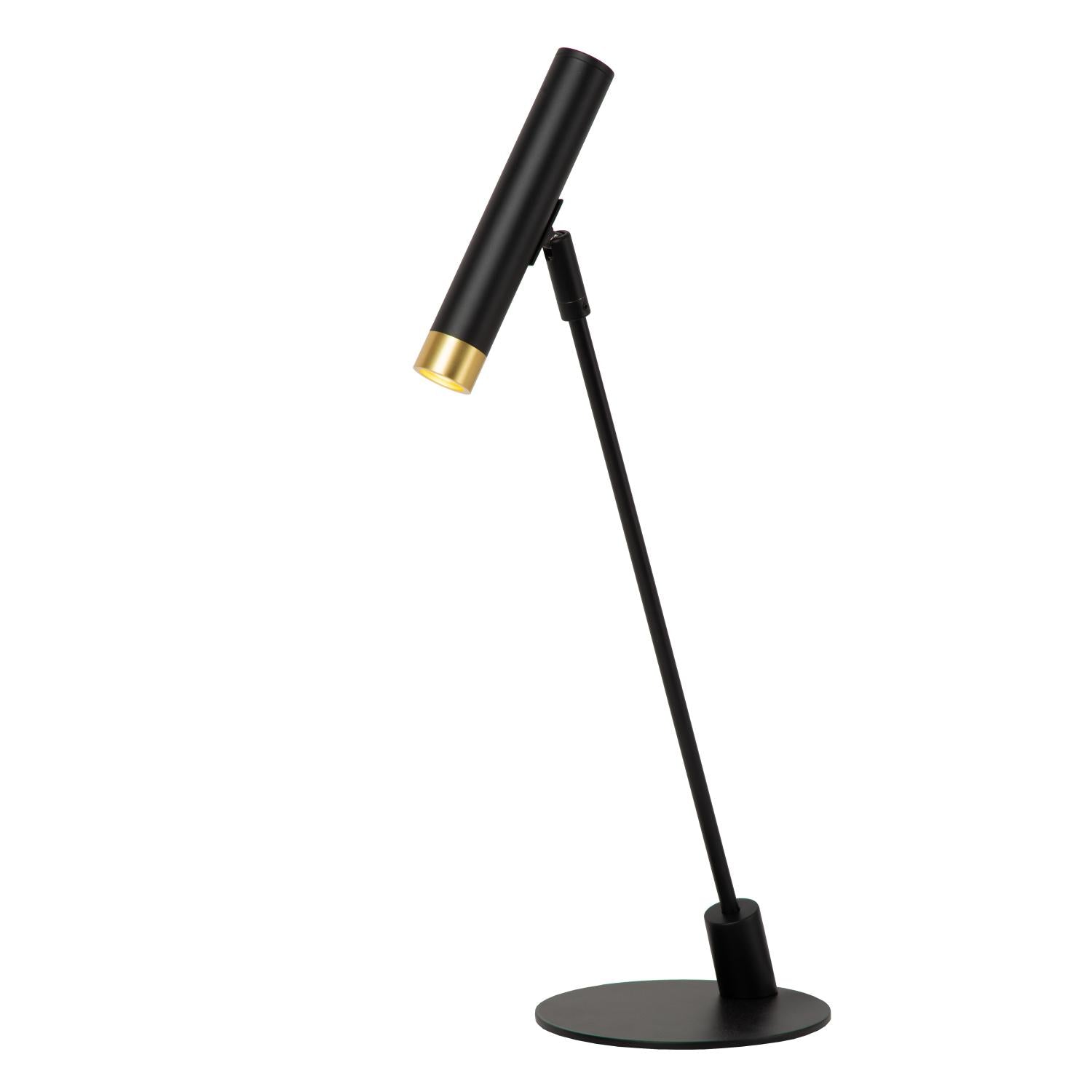 ALEC - Bureaulamp - LED 3 StepDim - G9 - 1x3W 2700K - Inclusief omwisselbare ringen - Zwart