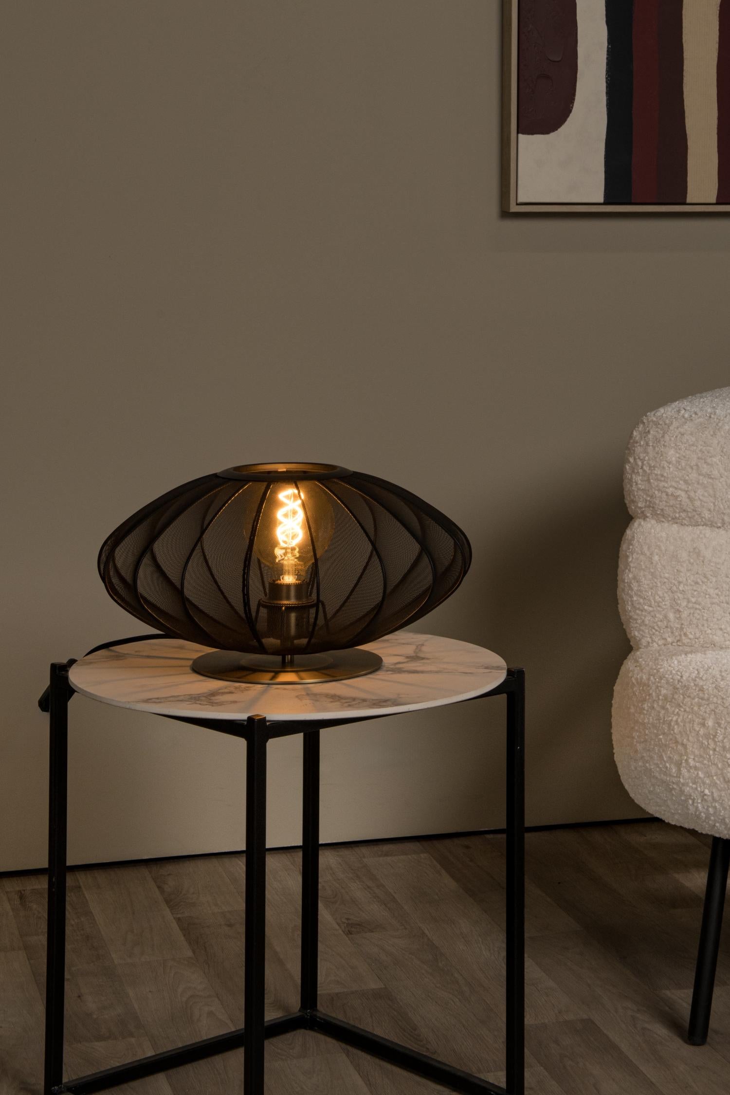 CORINA - Table lamp - Ø 40 cm - 1xE27 - Black