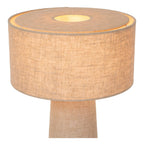 LEEROY - Tafellamp - Ø 30 cm - 1xE27 - Taupe