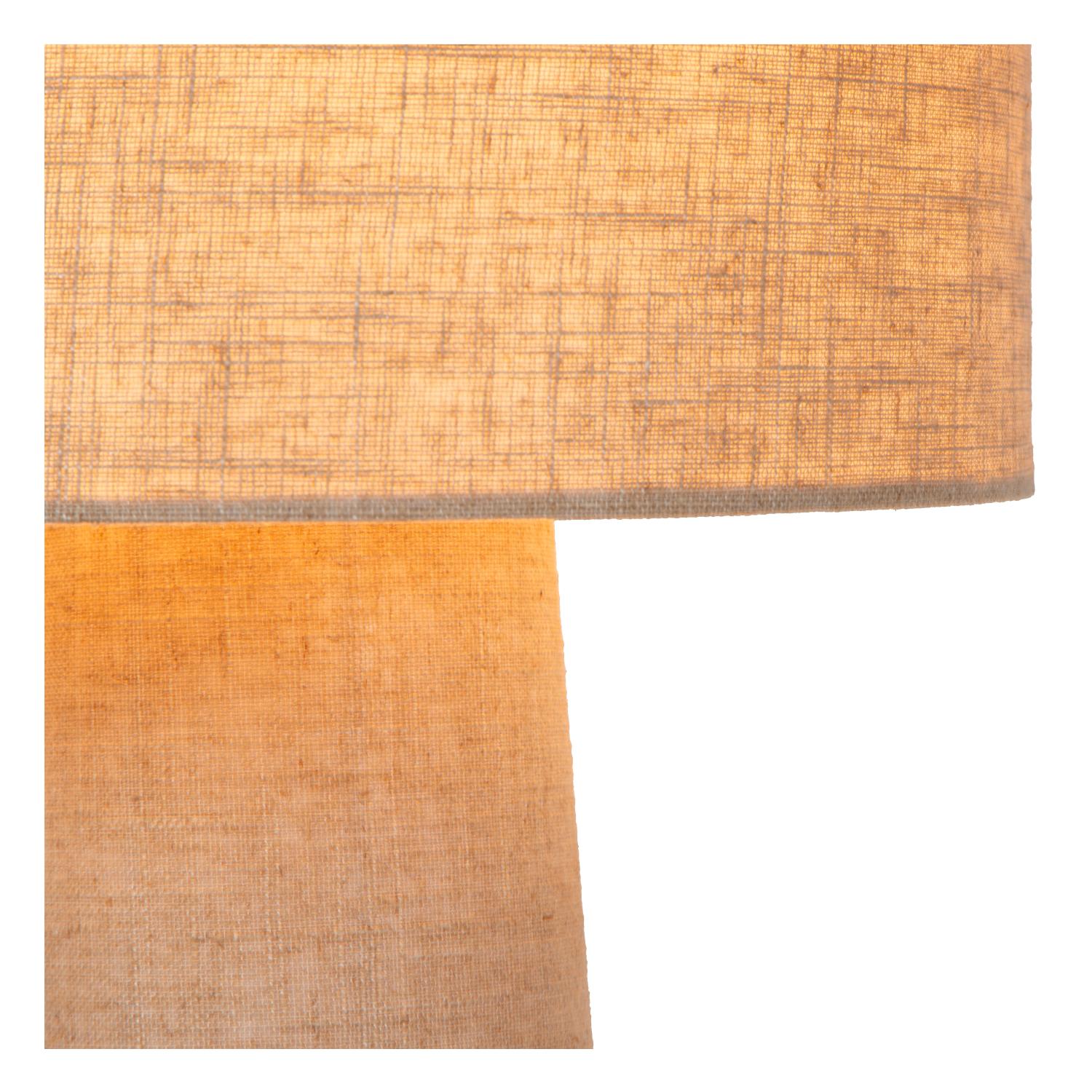 LEEROY - Tafellamp - Ø 30 cm - 1xE27 - Taupe