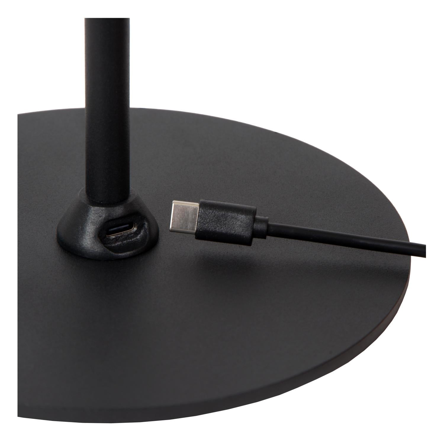 SKANSKA RECH - Rechargeable desk lamp Indoor/Outdoor - Battery - LED Dimmable - CCT - 1x3W 3000K/6000K - IP44 - Iron grey