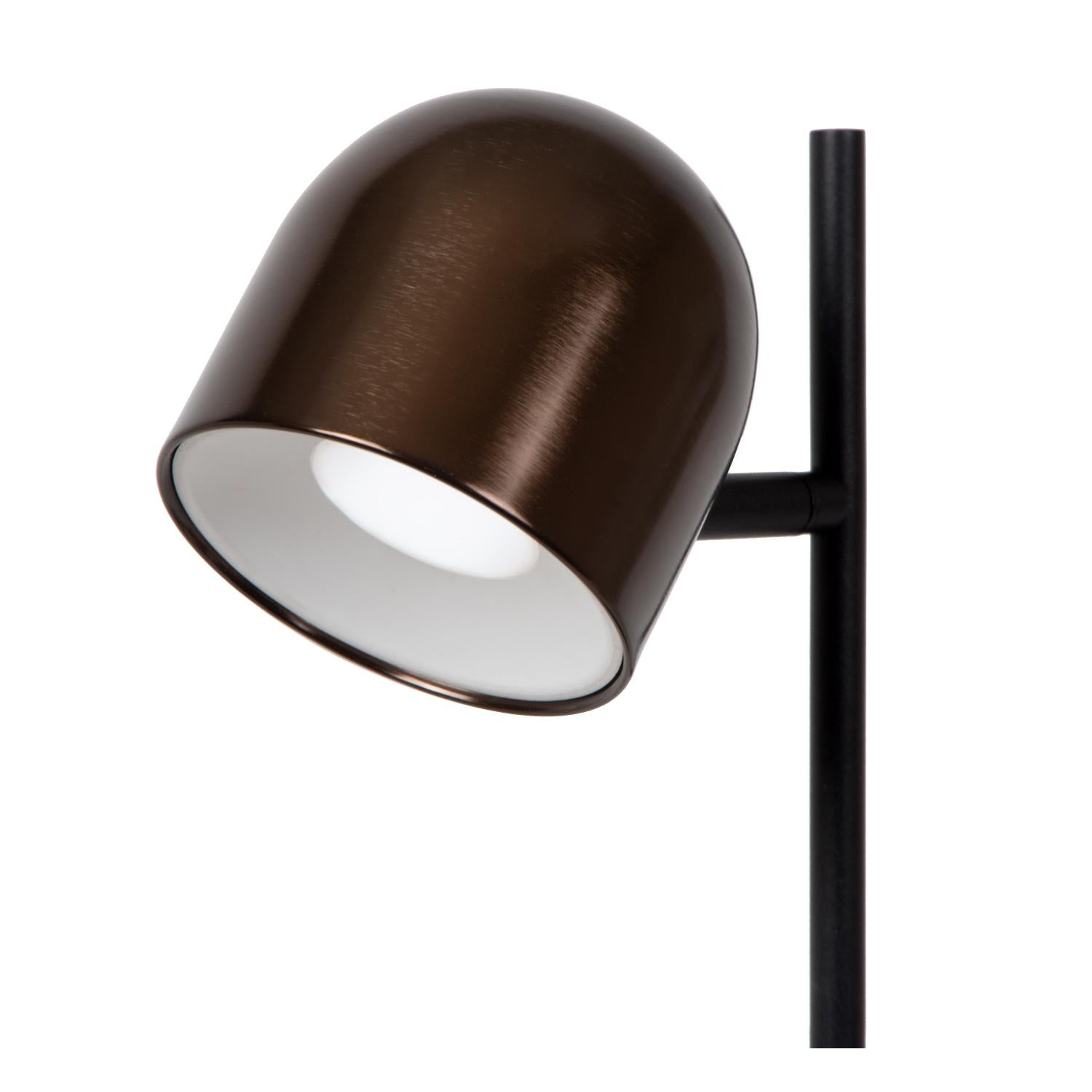 SKANSKA RECH - Lampe de bureau rechargeable Intérieur/Extérieur - Batterie/Pile - LED Var. - CCT - 1x3W 3000K/6000K - IP44 - Café