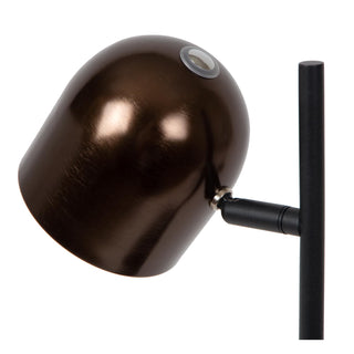SKANSKA RECH - Lampe de bureau rechargeable Intérieur/Extérieur - Batterie/Pile - LED Var. - CCT - 1x3W 3000K/6000K - IP44 - Café
