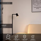 LESLEY - Leeslamp - 1xGU10 - Zwart