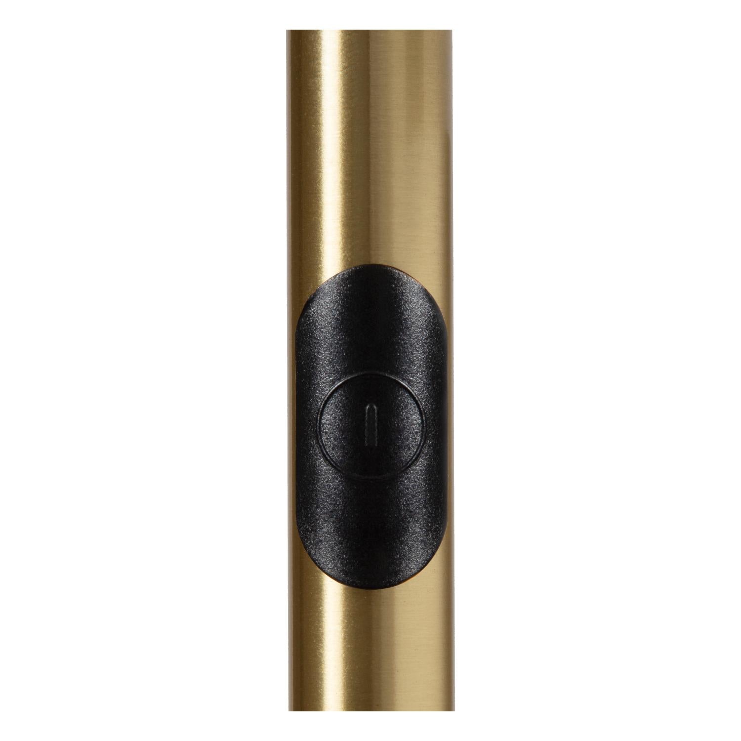 CELESTE - Floor lamp - Ø 28 cm - LED Dimmable - 1x21W 2700K - Matt Gold / Brass