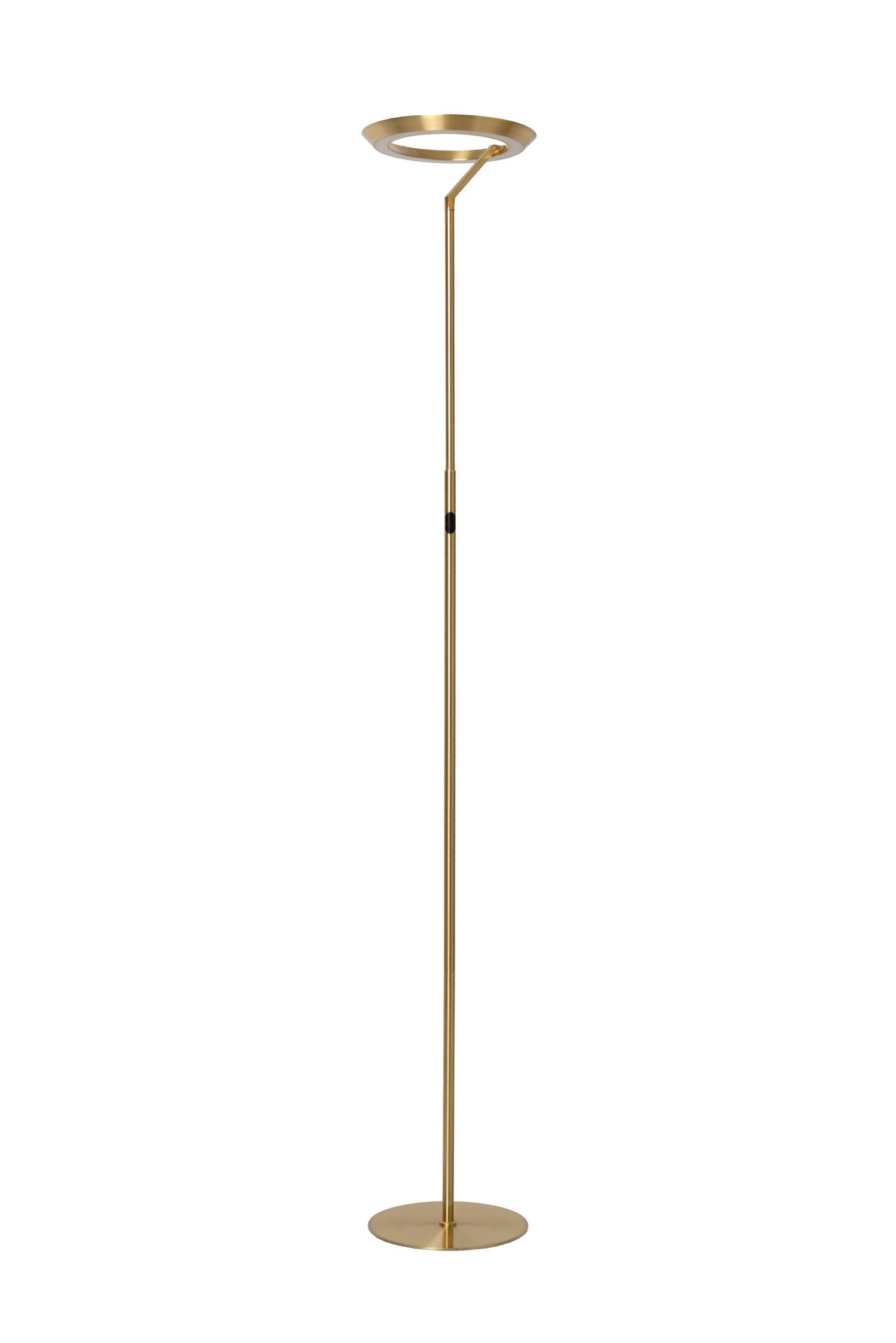 CELESTE - Floor lamp - Ø 28 cm - LED Dimmable - 1x21W 2700K - Matt Gold / Brass