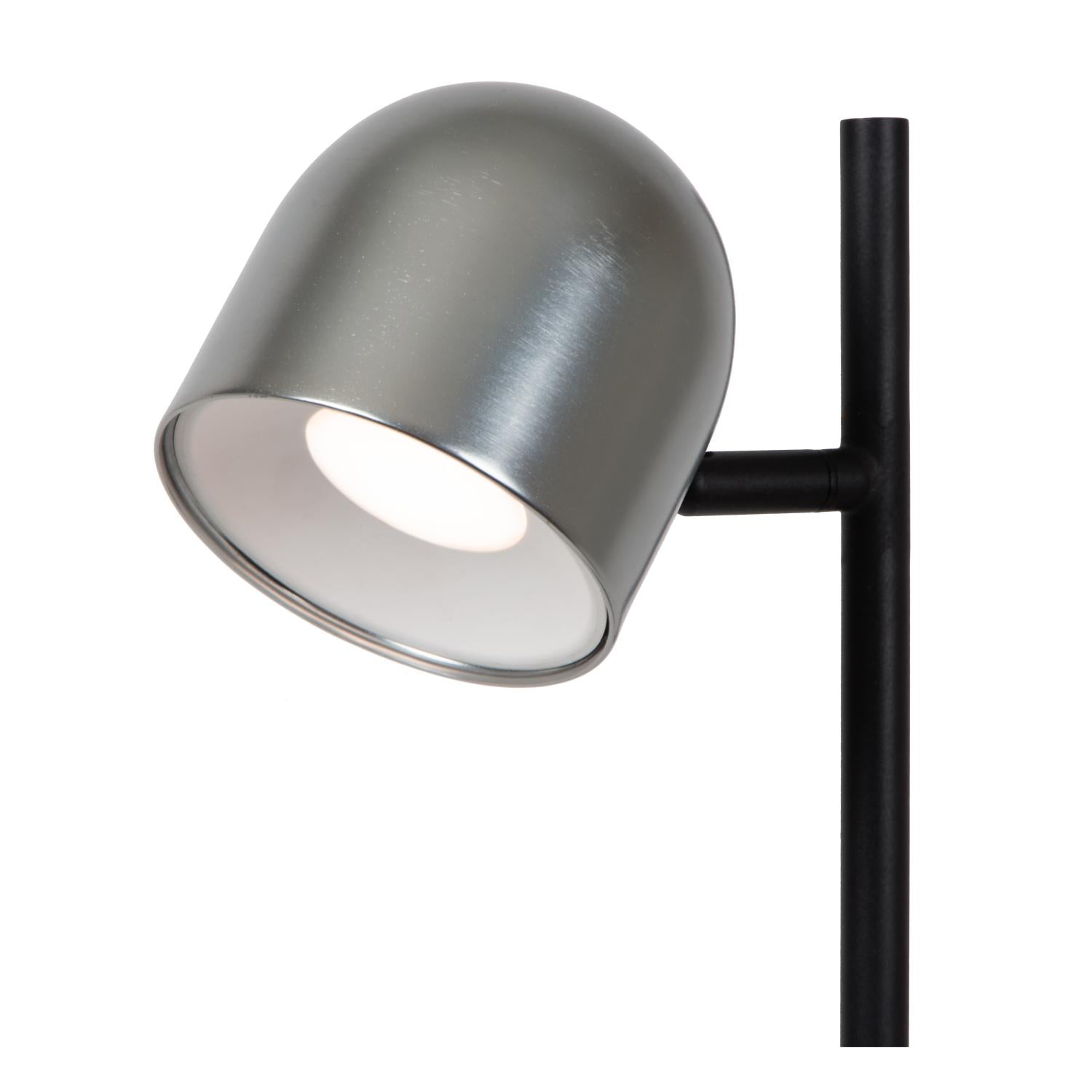 SKANSKA RECH - Oplaadbare Vloerlamp Binnen/Buiten - Accu/Batterij - Ø 23 cm - LED Dimb. - CCT - 1x3W 3000K/6000K - IP44 - Grijs ijzer