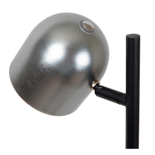 SKANSKA RECH - Oplaadbare Vloerlamp Binnen/Buiten - Accu/Batterij - Ø 23 cm - LED Dimb. - CCT - 1x3W 3000K/6000K - IP44 - Grijs ijzer