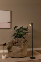 SKANSKA RECH - Oplaadbare Vloerlamp Binnen/Buiten - Accu/Batterij - Ø 23 cm - LED Dimb. - CCT - 1x3W 3000K/6000K - IP44 - Grijs ijzer